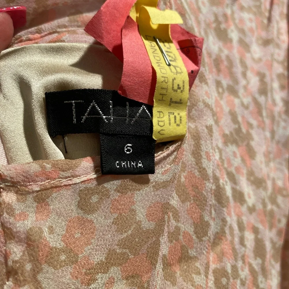 Pink/coral dress jacket set for spring - Picture 4 of 4